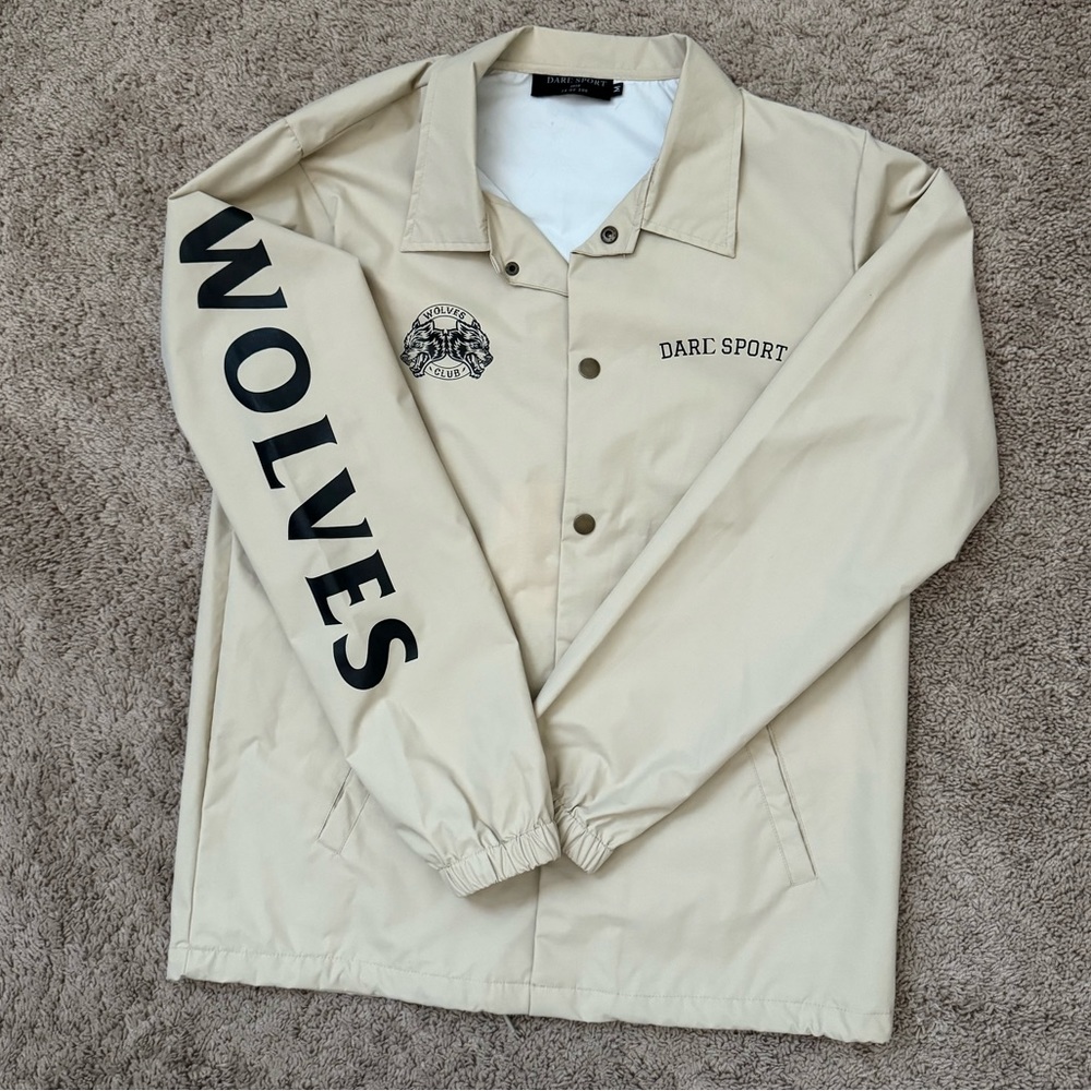 Darc Sport Wolves Snap Button 2018 Wind Breaker Jacket